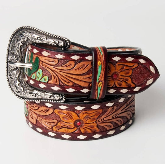 Cactus Womens Western Leather Belts - Pistols 'n Petticoats - #westernboutique# - #westernfashion#