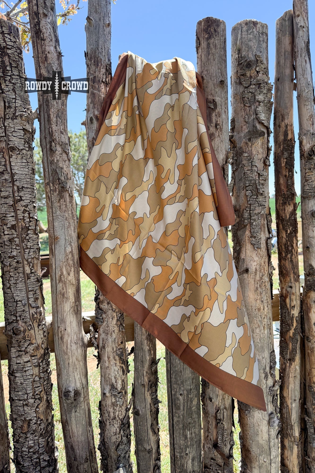 Camo Ranch Wild Rag - Pistols 'n Petticoats - western boutique - womens western wear - western wear womens