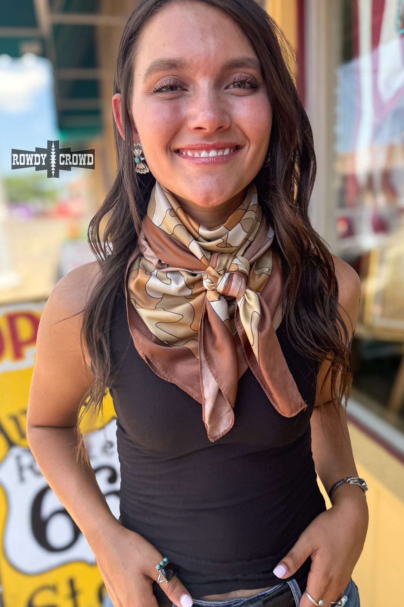 Camo Ranch Wild Rag - Pistols 'n Petticoats - western boutique - womens western wear - western wear womens