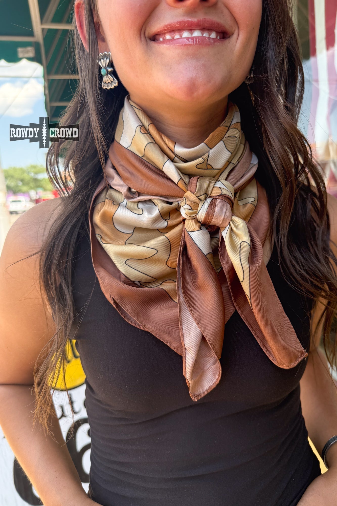 Camo Ranch Wild Rag - Pistols 'n Petticoats - western boutique - womens western wear - western wear womens