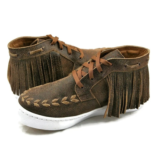 Cheyenne Fringed Tennis Shoe - Pistols 'n Petticoats - #westernboutique# - #westernfashion#