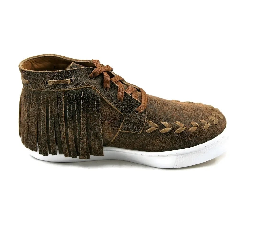Cheyenne Fringed Tennis Shoe - Pistols 'n Petticoats - #westernboutique# - #westernfashion#