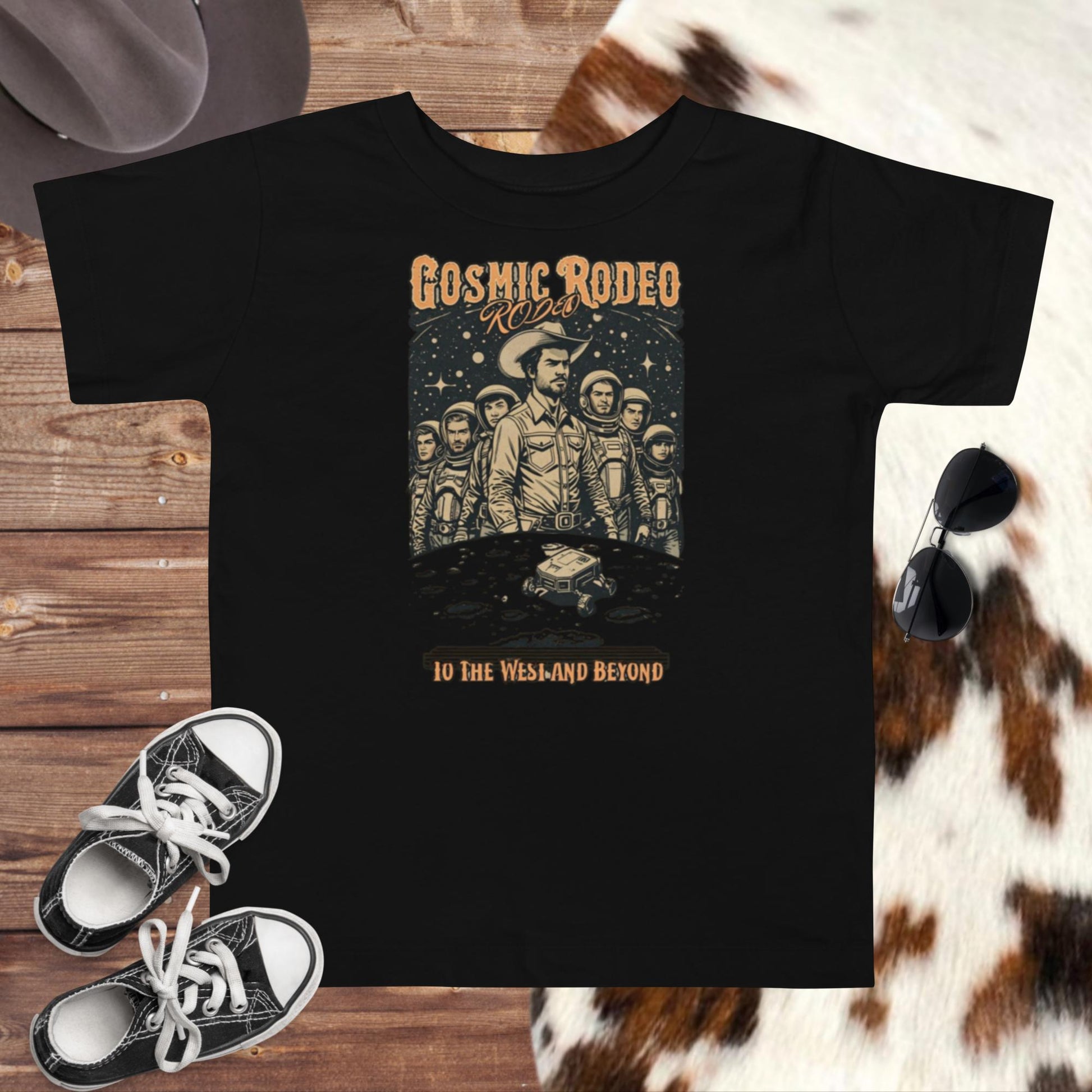 Cosmic Rodeo Toddler Short Sleeve Tee - Pistols 'n Petticoats - #westernboutique# - #westernfashion#