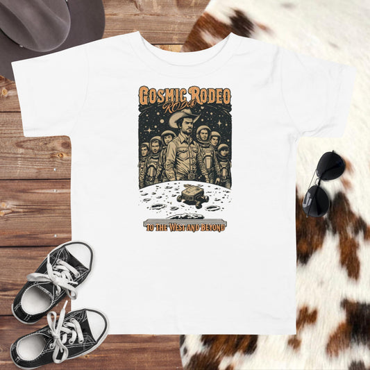 Cosmic Rodeo Toddler Short Sleeve Tee - Pistols 'n Petticoats - #westernboutique# - #westernfashion#