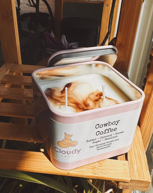 Cowboy Coffee Candle - Pistols 'n Petticoats - #westernboutique# - #westernfashion#