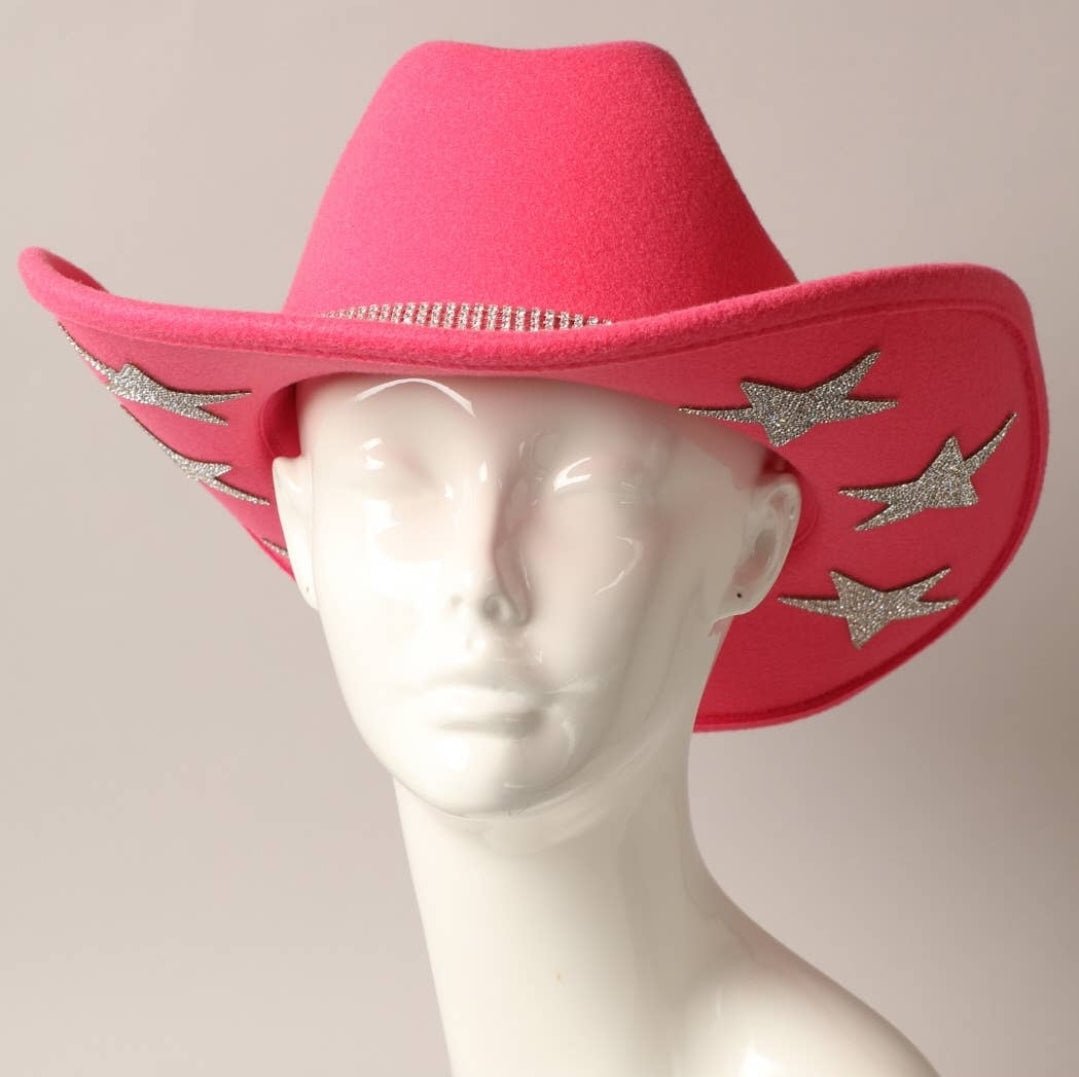 Cowgirl Hat with Rhinestones - Pistols 'n Petticoats - #westernboutique# - #westernfashion#