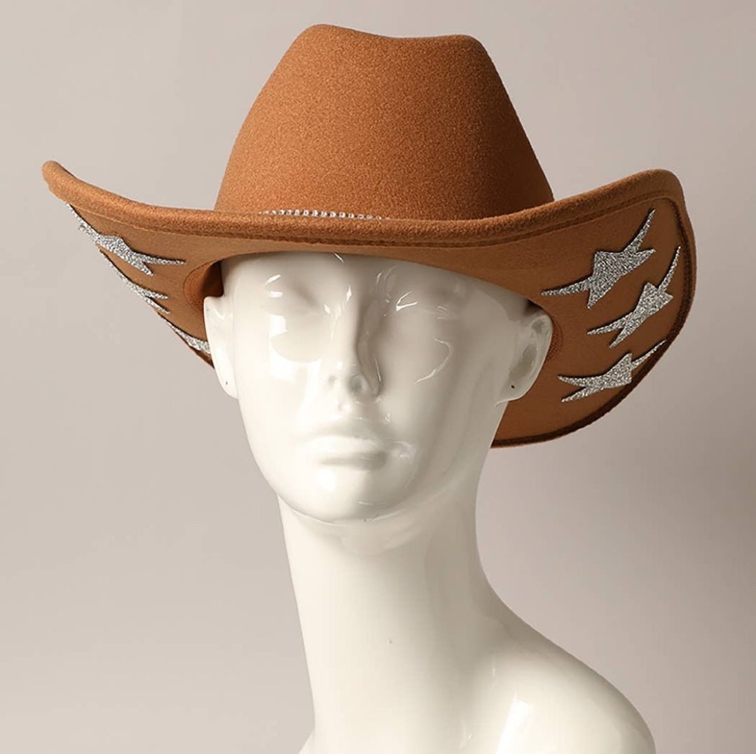 Cowgirl Hat with Rhinestones - Pistols 'n Petticoats - #westernboutique# - #westernfashion#