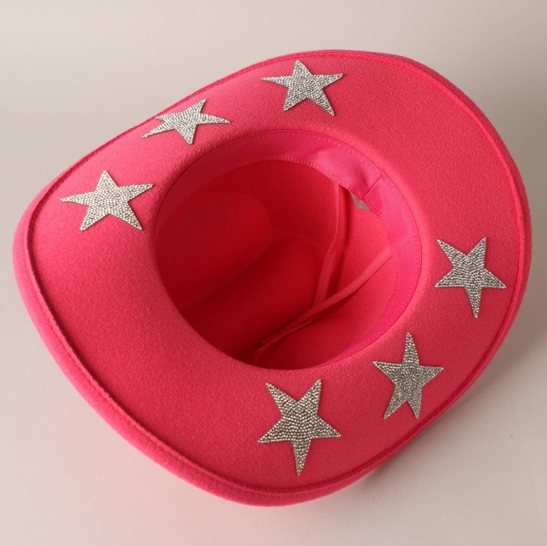 Cowgirl Hat with Rhinestones - Pistols 'n Petticoats - #westernboutique# - #westernfashion#