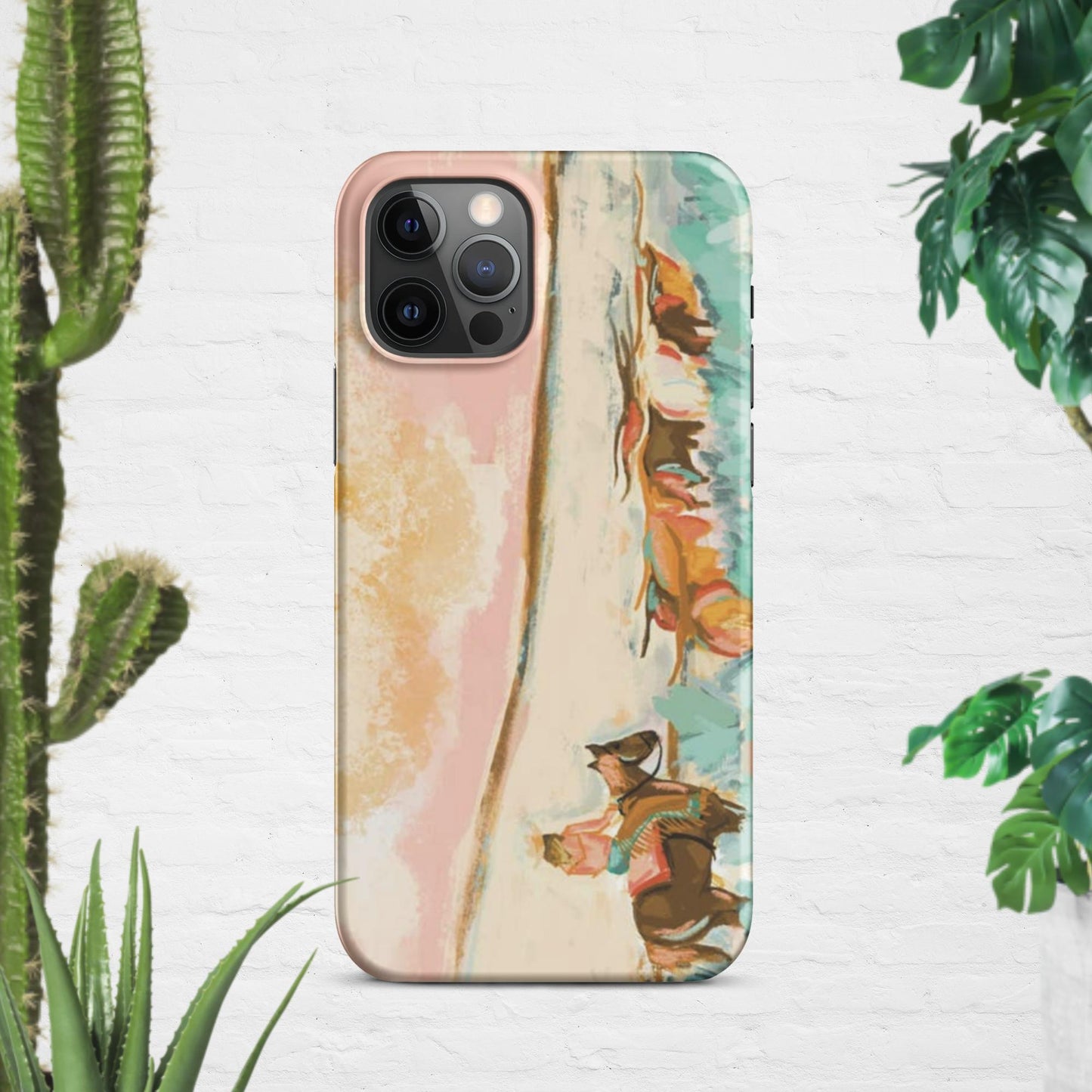 Cowgirl Watercolor Snap case for iPhone® - Pistols 'n Petticoats - #westernboutique# - #westernfashion#