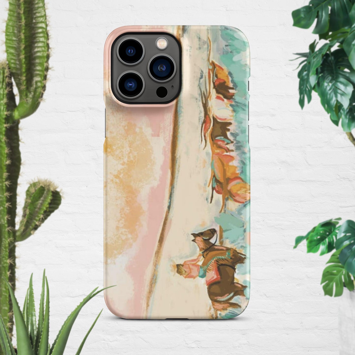 Cowgirl Watercolor Snap case for iPhone® - Pistols 'n Petticoats - #westernboutique# - #westernfashion#