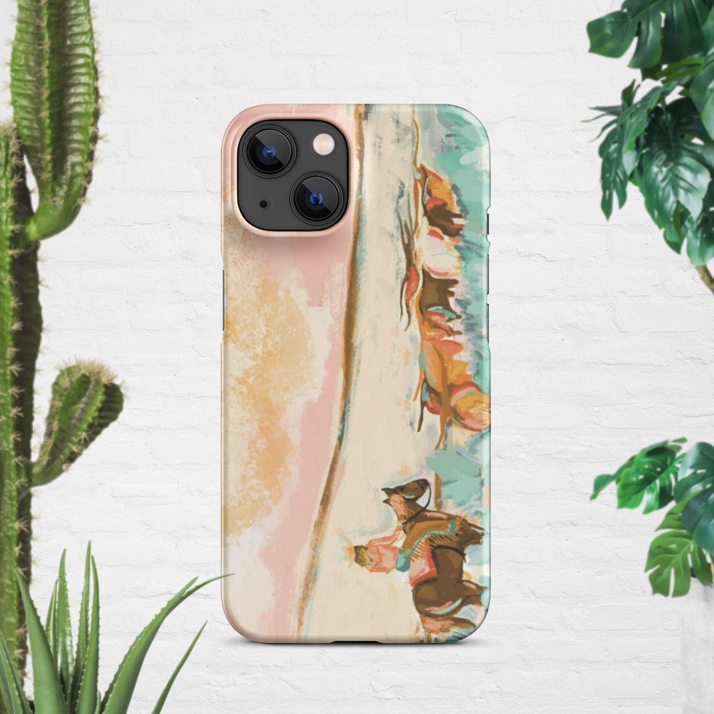 Cowgirl Watercolor Snap case for iPhone® - Pistols 'n Petticoats - #westernboutique# - #westernfashion#