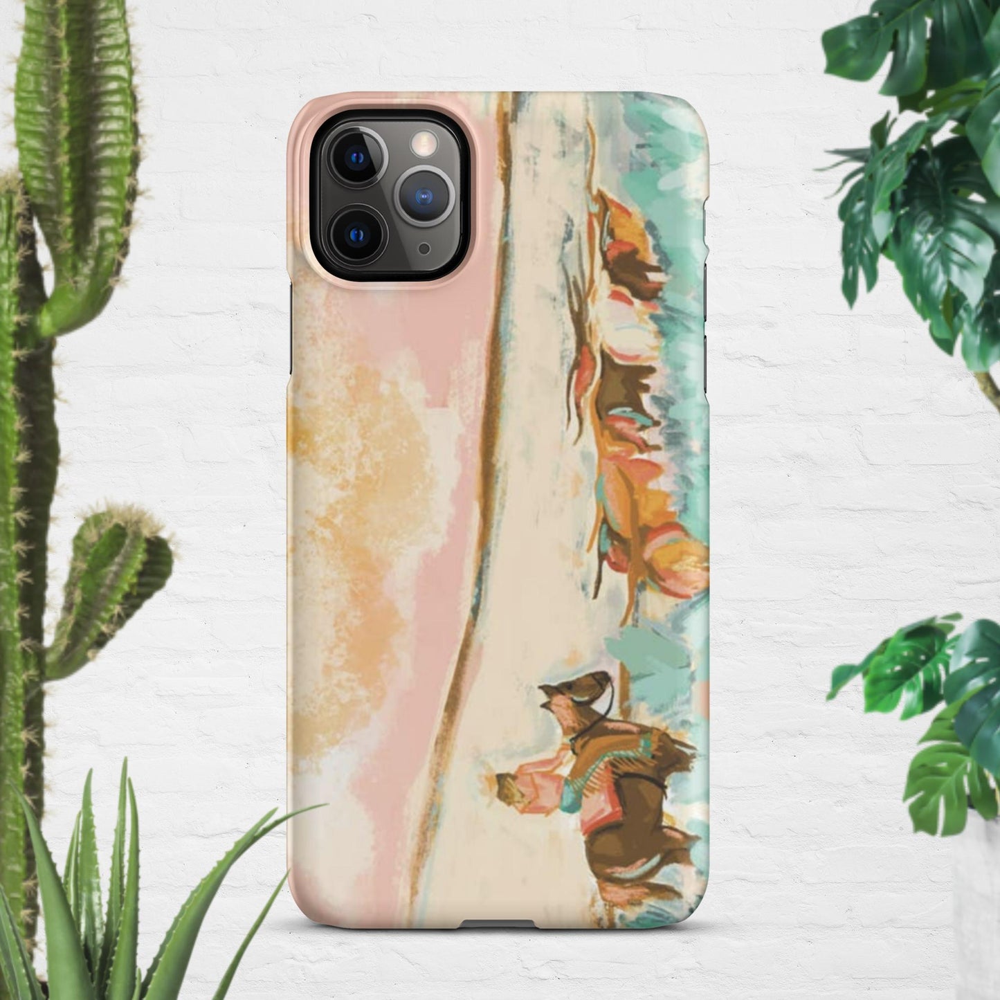 Cowgirl Watercolor Snap case for iPhone® - Pistols 'n Petticoats - #westernboutique# - #westernfashion#