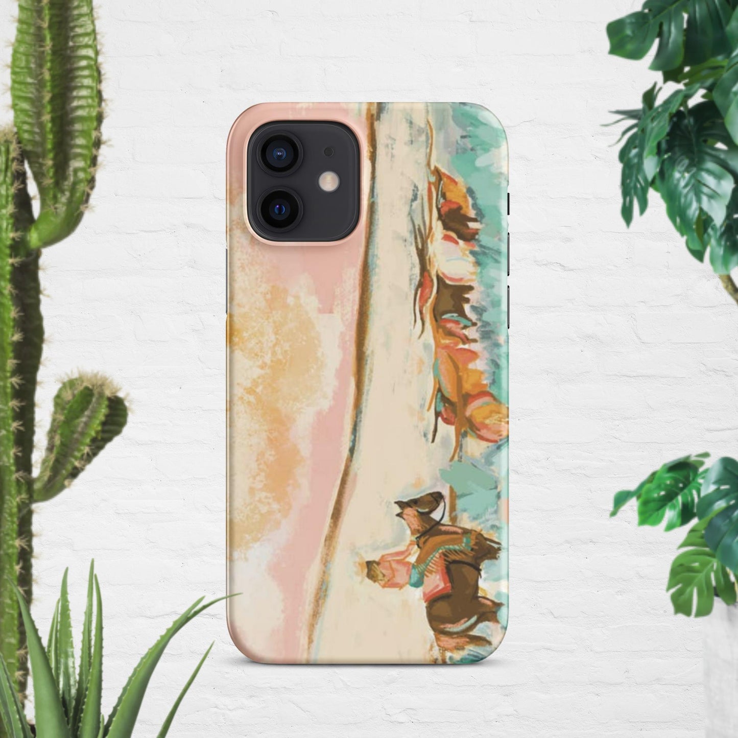 Cowgirl Watercolor Snap case for iPhone® - Pistols 'n Petticoats - #westernboutique# - #westernfashion#