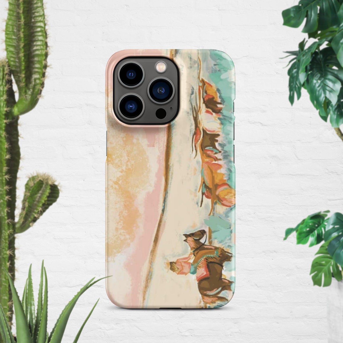 Cowgirl Watercolor Snap case for iPhone® - Pistols 'n Petticoats - #westernboutique# - #westernfashion#