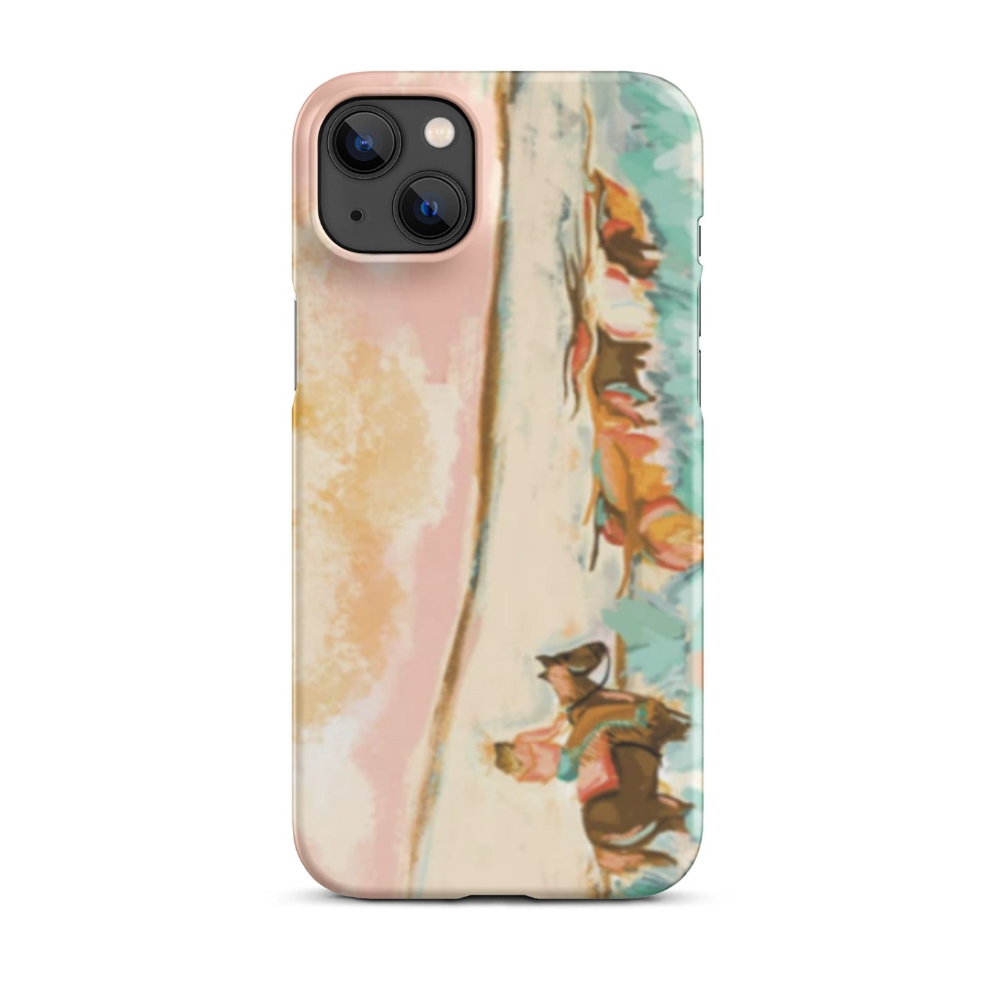 Cowgirl Watercolor western cell phone cases iphone Snap case for iPhone® - Pistols 'n Petticoats - #westernboutique# - #westernfashion#