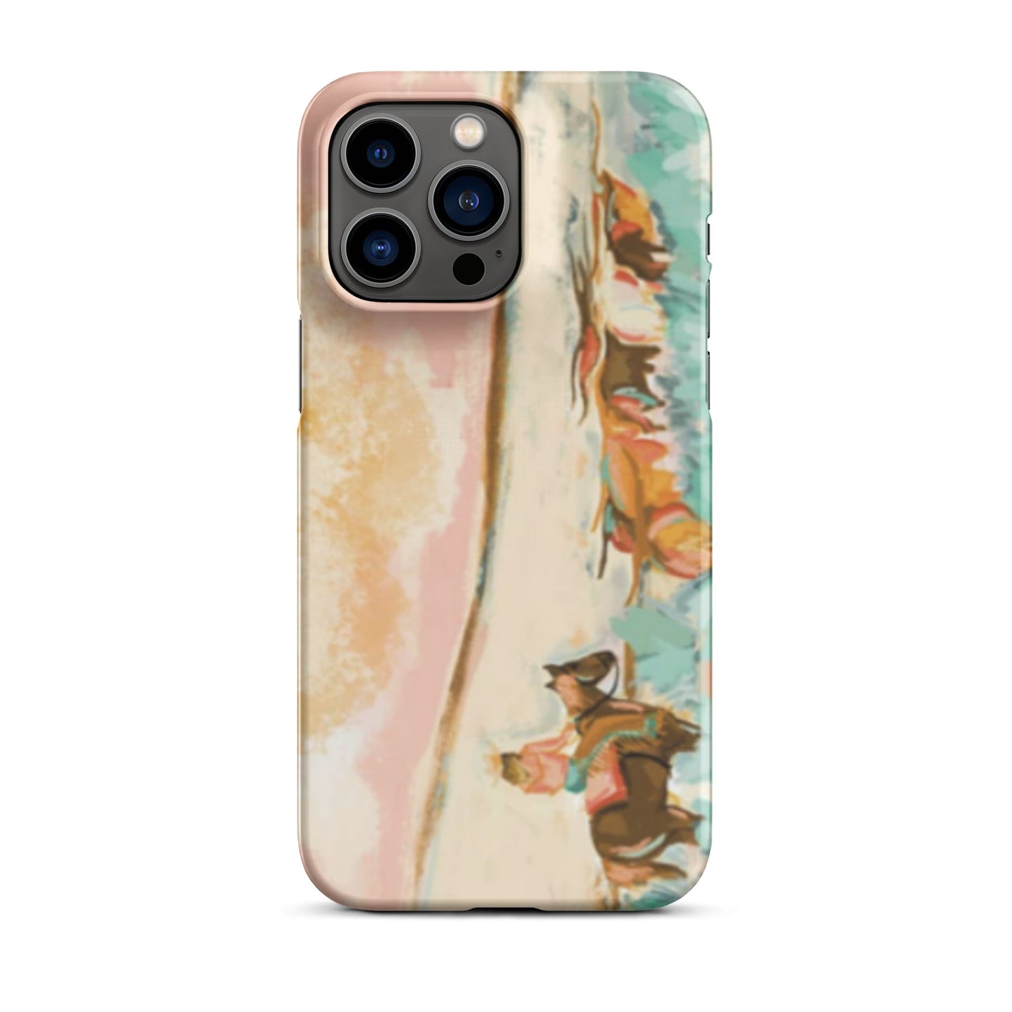 Cowgirl Watercolor western cell phone cases iphone Snap case for iPhone® - Pistols 'n Petticoats - #westernboutique# - #westernfashion#