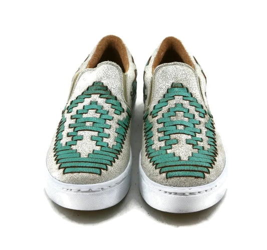 Dakota Western Tennis Shoe in Turquoise - Pistols 'n Petticoats - #westernboutique# - #westernfashion#