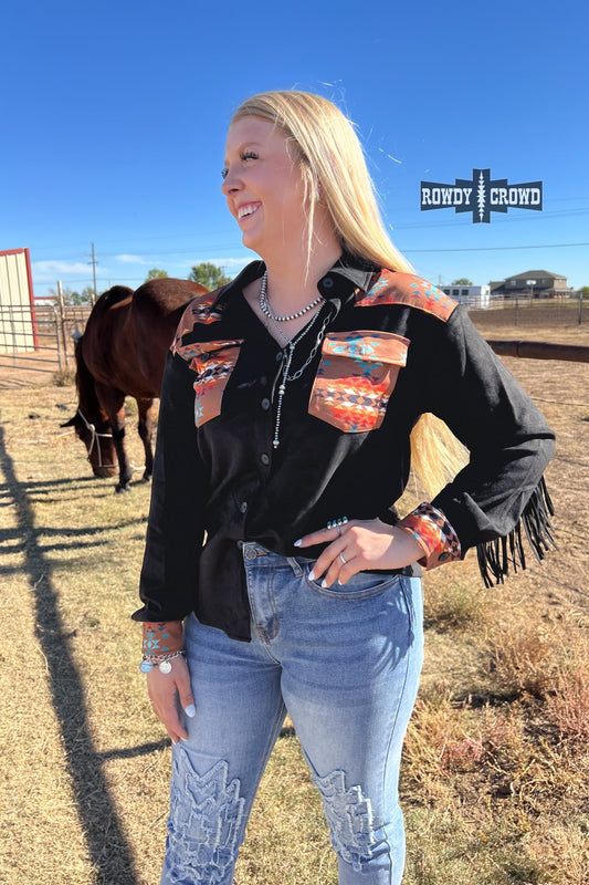 Flatland Fringe Button Up - Pistols 'n Petticoats - #westernboutique# - #westernfashion#