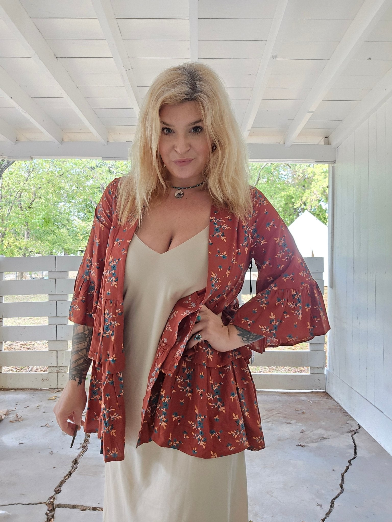 Floral cover - Pistols 'n Petticoats - #westernboutique# - #westernfashion#