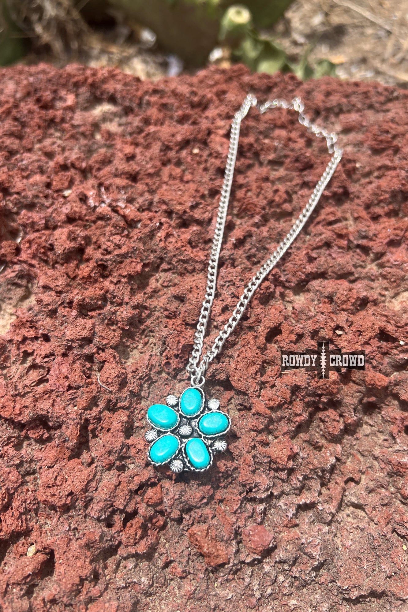 Flower Power Necklace - Pistols 'n Petticoats - western boutique - womens western wear - western wear womens