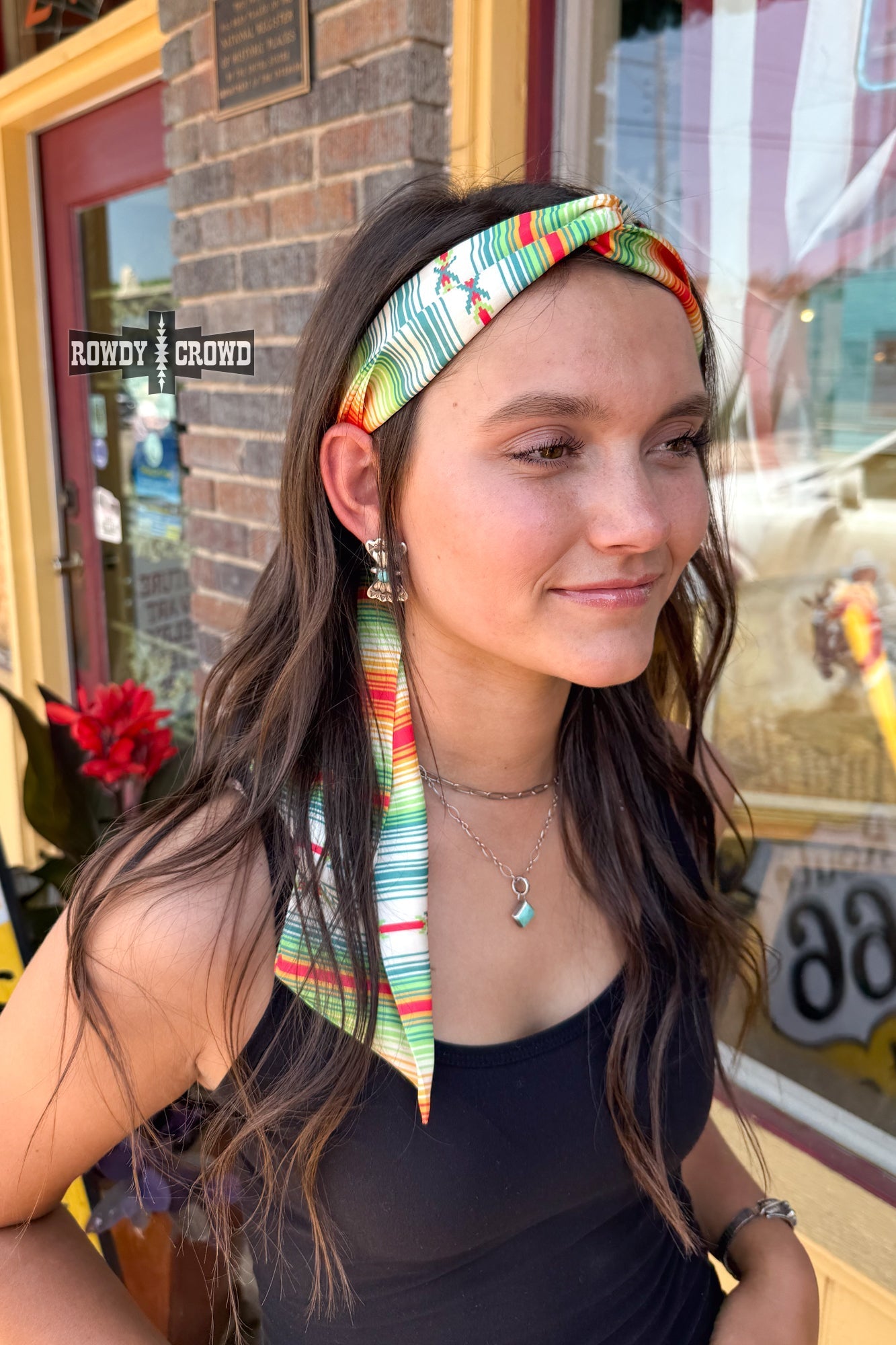 Good Vibes Long Scarf - Pistols 'n Petticoats - western boutique - womens western wear - western wear womens