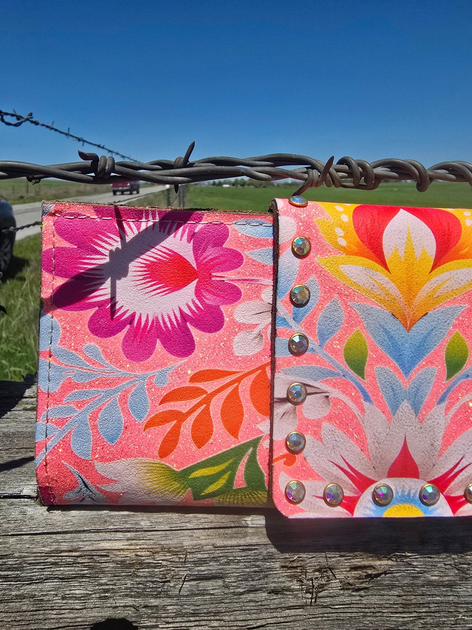 Handmade Leather Wallet - Pistols 'n Petticoats - #westernboutique# - #westernfashion#