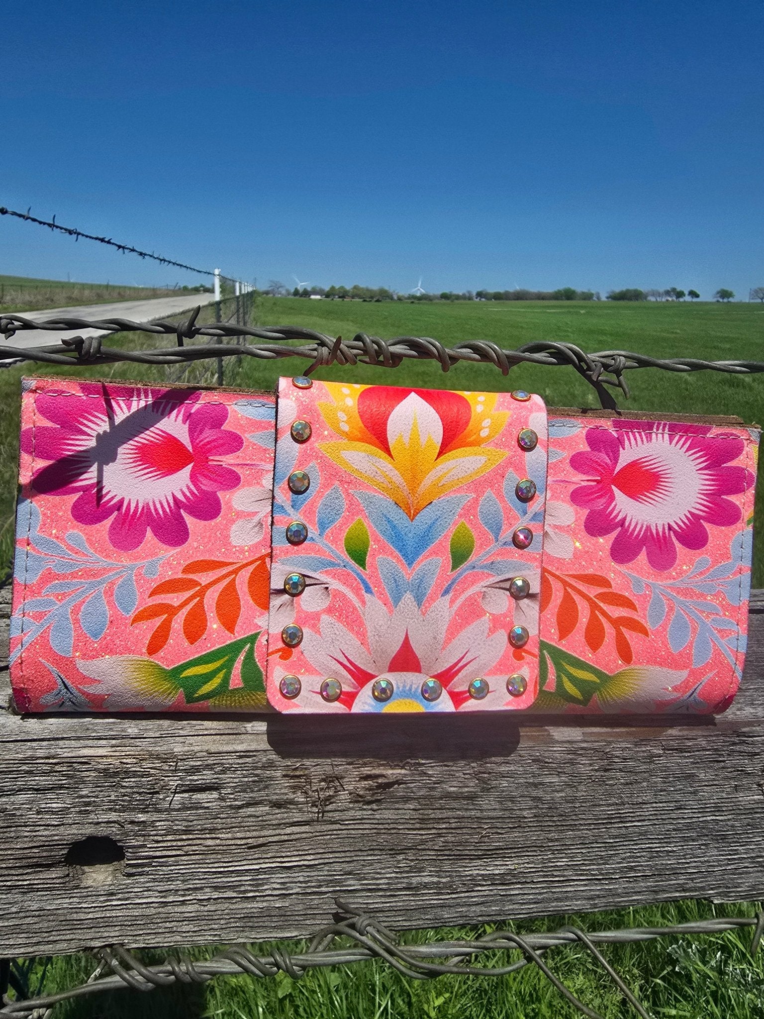 Handmade Leather Wallet - Pistols 'n Petticoats - #westernboutique# - #westernfashion#