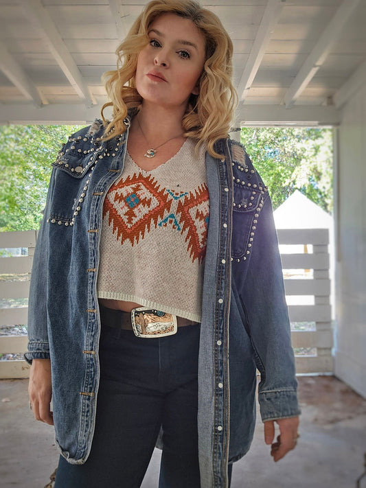 Knited tank - Pistols 'n Petticoats - #westernboutique# - #westernfashion#