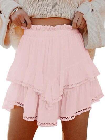 Lovelet Lace Short Western Skirt - Pistols 'n Petticoats - #westernboutique# - #westernfashion#