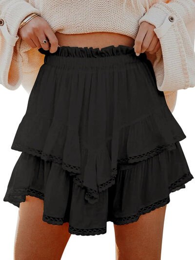 Lovelet Lace Short Western Skirt - Pistols 'n Petticoats - #westernboutique# - #westernfashion#