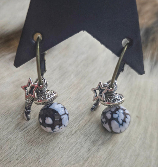Mini boot dangle earrings - Pistols 'n Petticoats - #westernboutique# - #westernfashion#