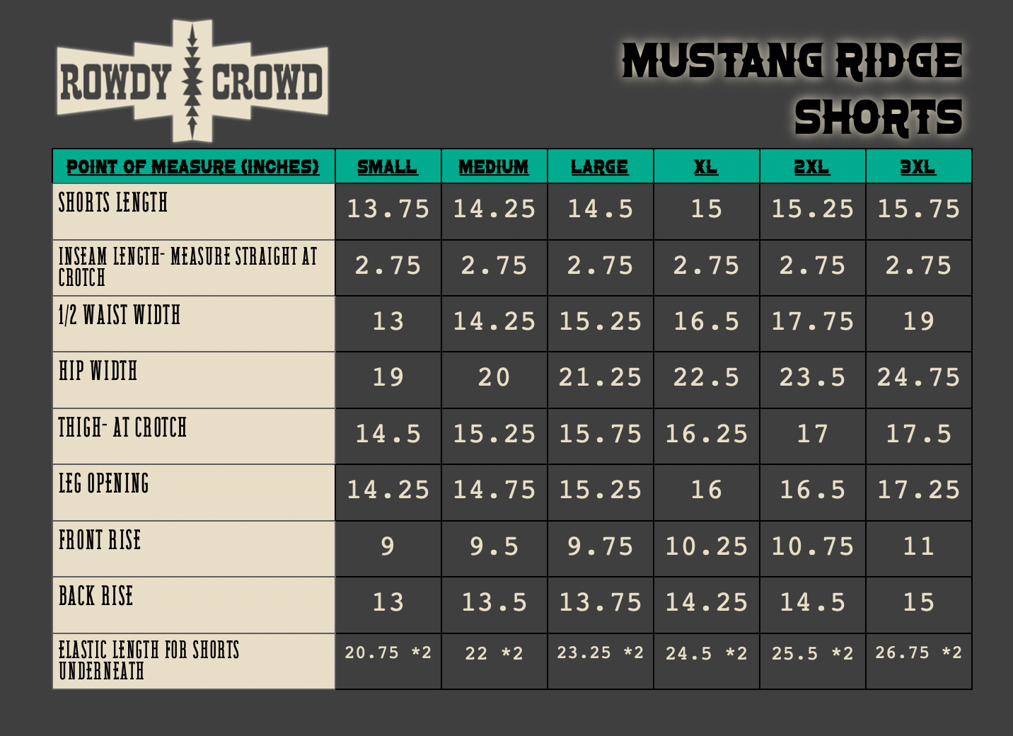Mustang Ridge Shorts - Pistols 'n Petticoats - western boutique - womens western wear - western wear womens