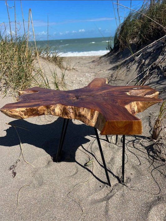 Natural Wood coffee table - Pistols 'n Petticoats - #westernboutique# - #westernfashion#