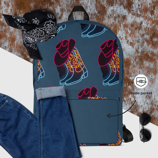 Neon boots Backpack - Pistols 'n Petticoats - #westernboutique# - #westernfashion#