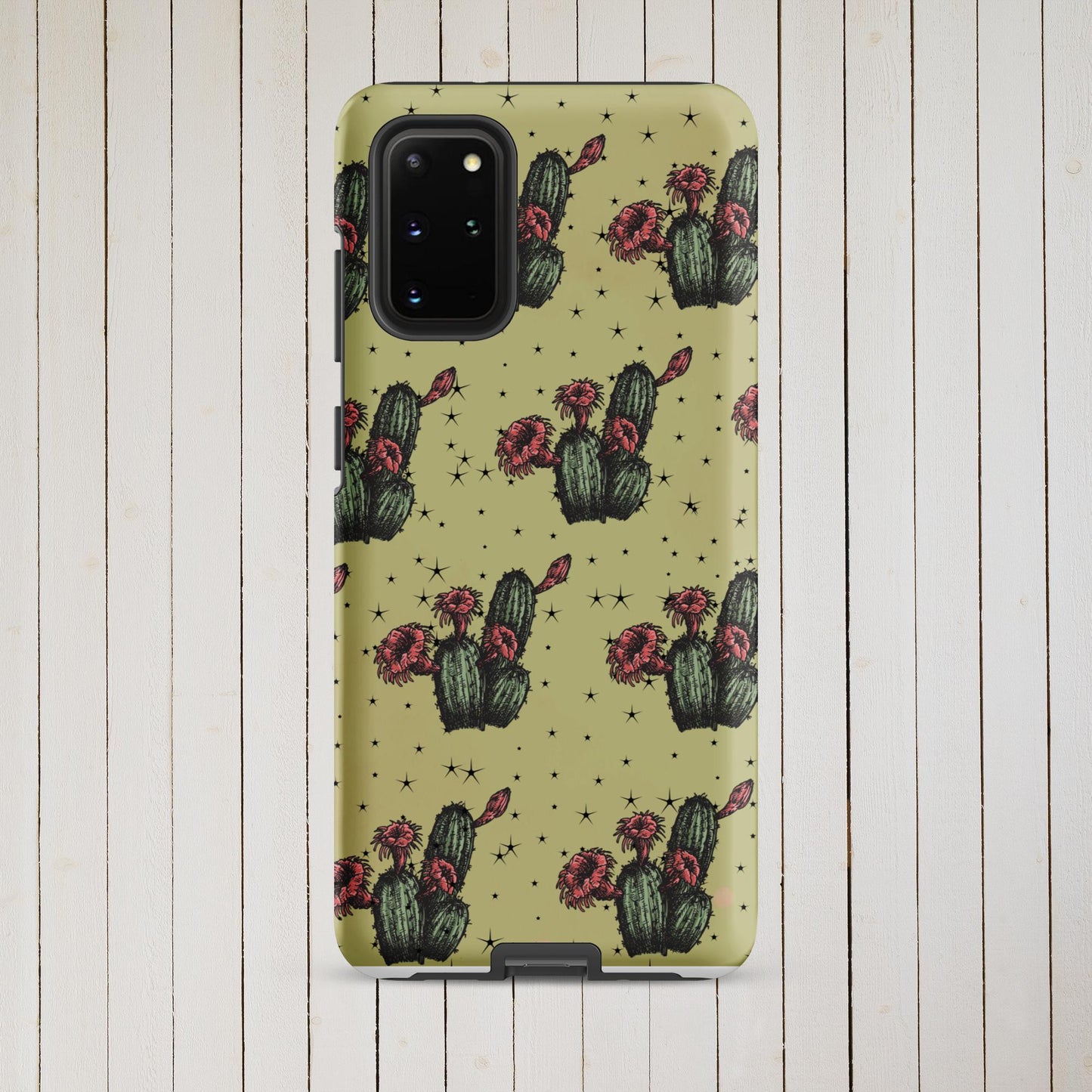 Night Cactus Tough case for Samsung® - Pistols 'n Petticoats - #westernboutique# - #westernfashion#