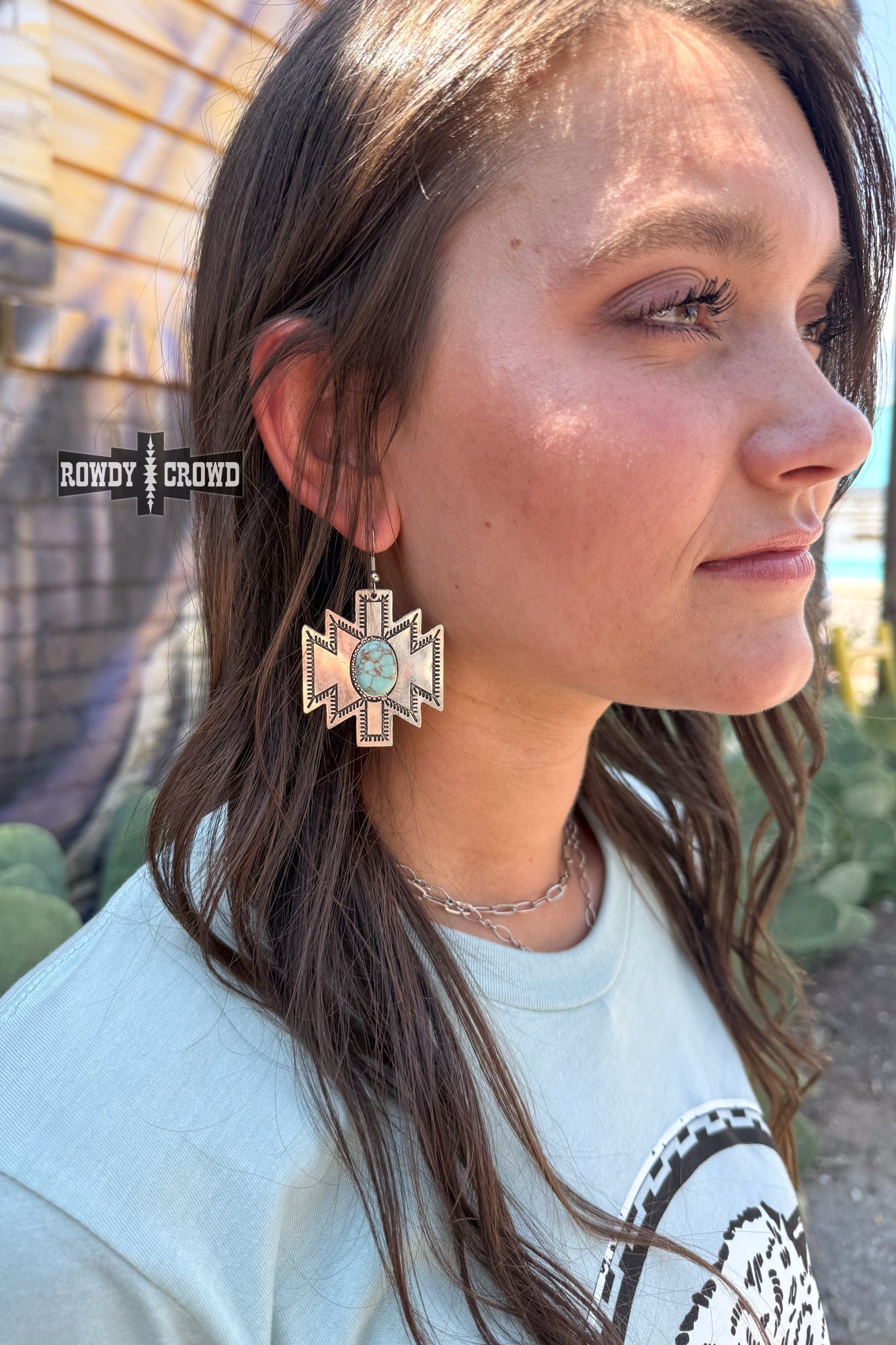 Odessa Aztec Earrings - Pistols 'n Petticoats - western boutique - womens western wear - western wear womens
