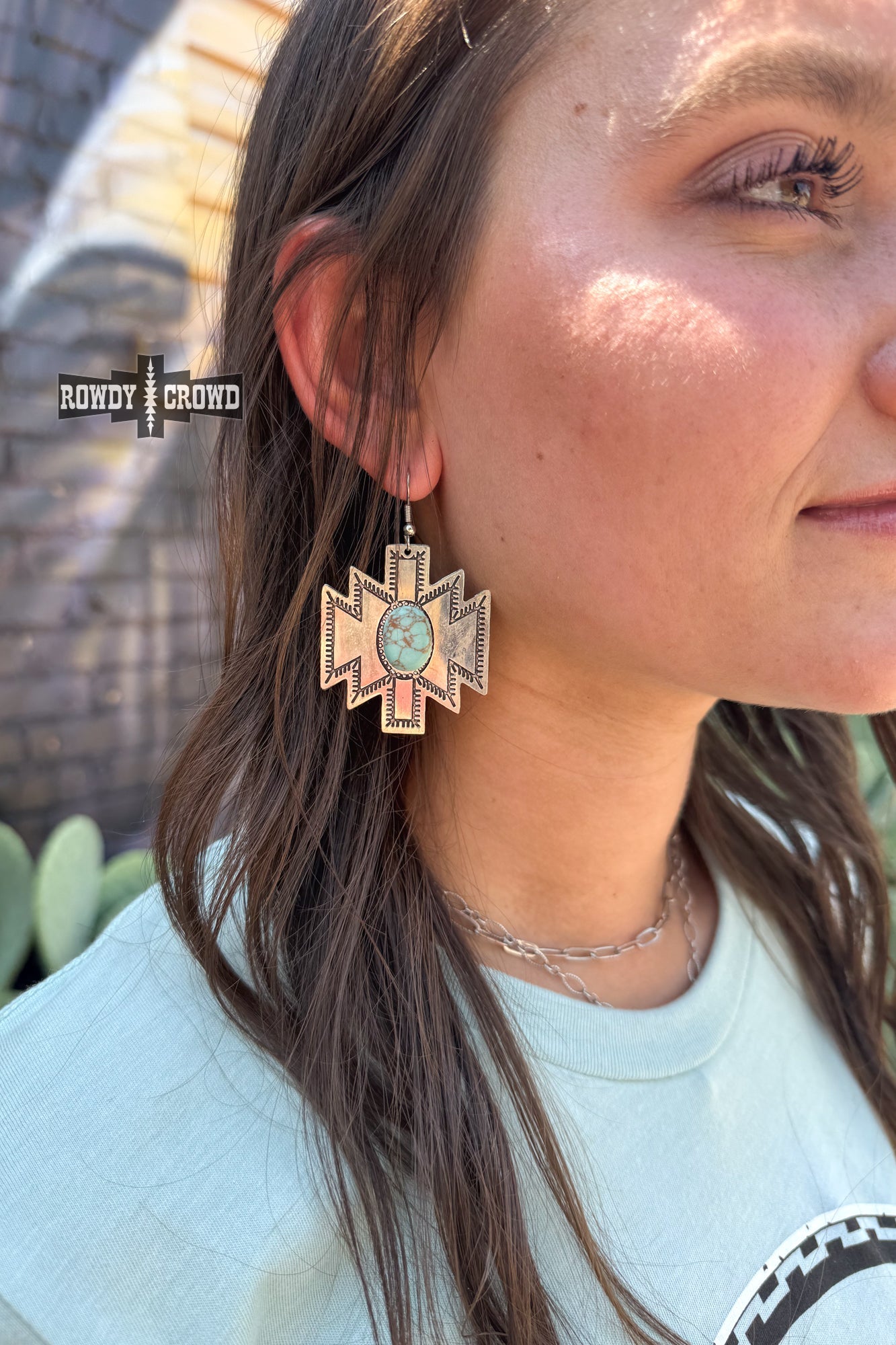 Odessa Aztec Earrings - Pistols 'n Petticoats - western boutique - womens western wear - western wear womens