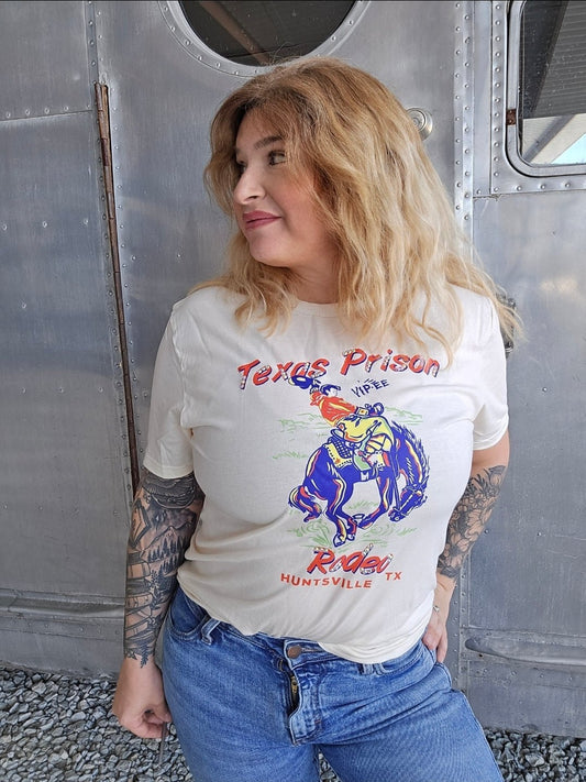 Prison Rodeo Tee - Pistols 'n Petticoats - western boutique - womens western wear - western wear womens
