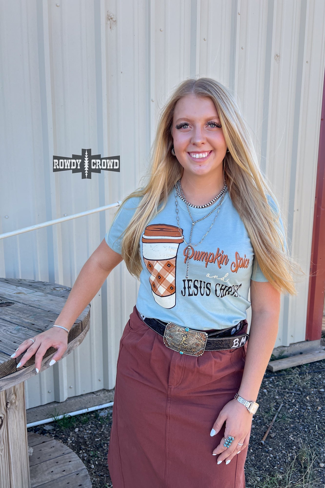 Pumpkin Spice Tee - Pistols 'n Petticoats - #westernboutique# - #westernfashion#