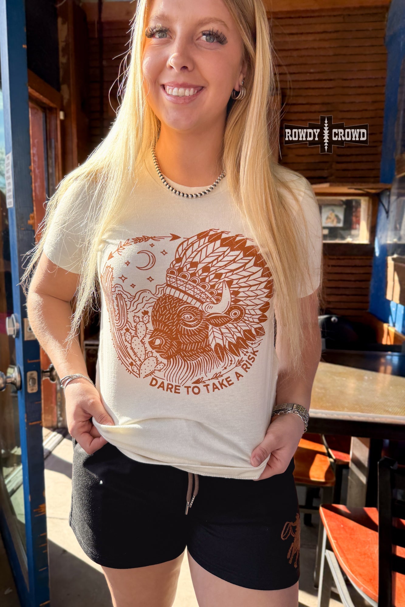 Risky Buffalo Tee - Pistols 'n Petticoats - #westernboutique# - #westernfashion#