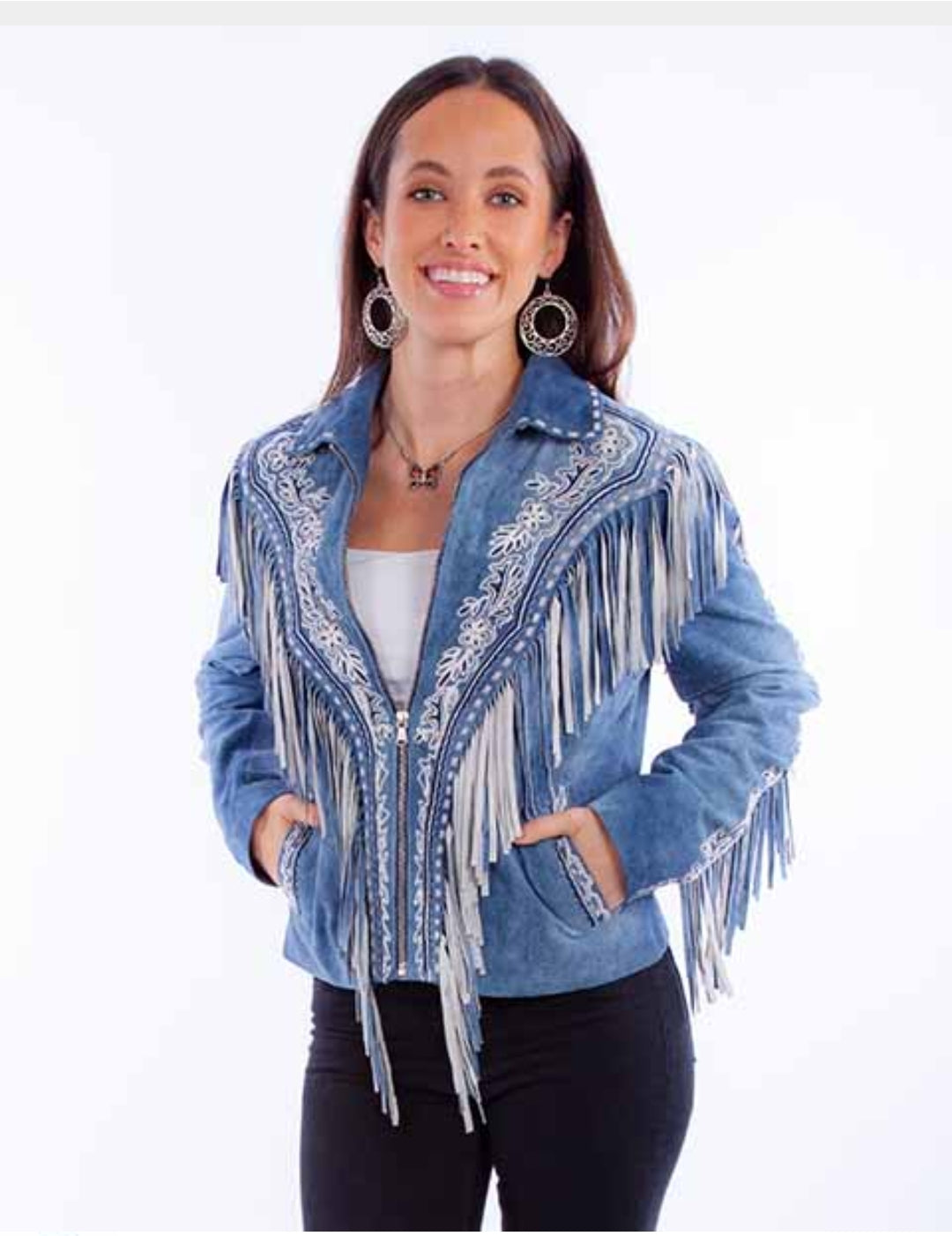 Blue leather beauty