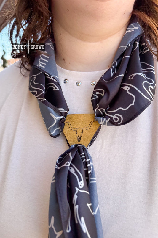 Seminole Skull Scarf Slide - Pistols 'n Petticoats - western boutique - womens western wear - western wear womens