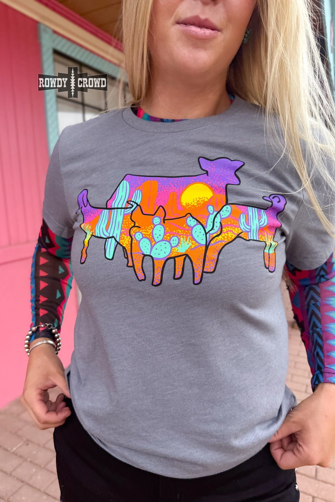 Show Time Tee - Pistols 'n Petticoats - western boutique - womens western wear - western wear womens