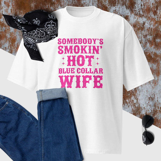 Smokin Hot Oversized heavyweight t-shirt - Pistols 'n Petticoats - #westernboutique# - #westernfashion#