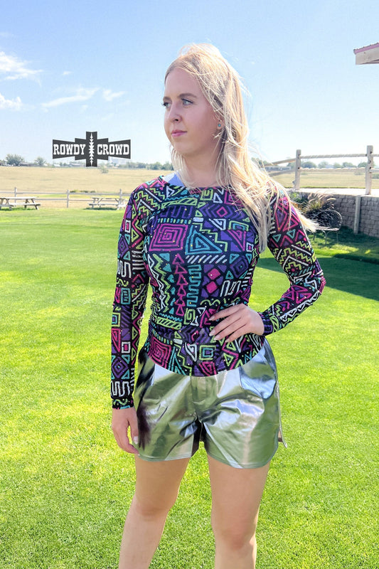 Spaced Out Mesh Top - Pistols 'n Petticoats - #westernboutique# - #westernfashion#
