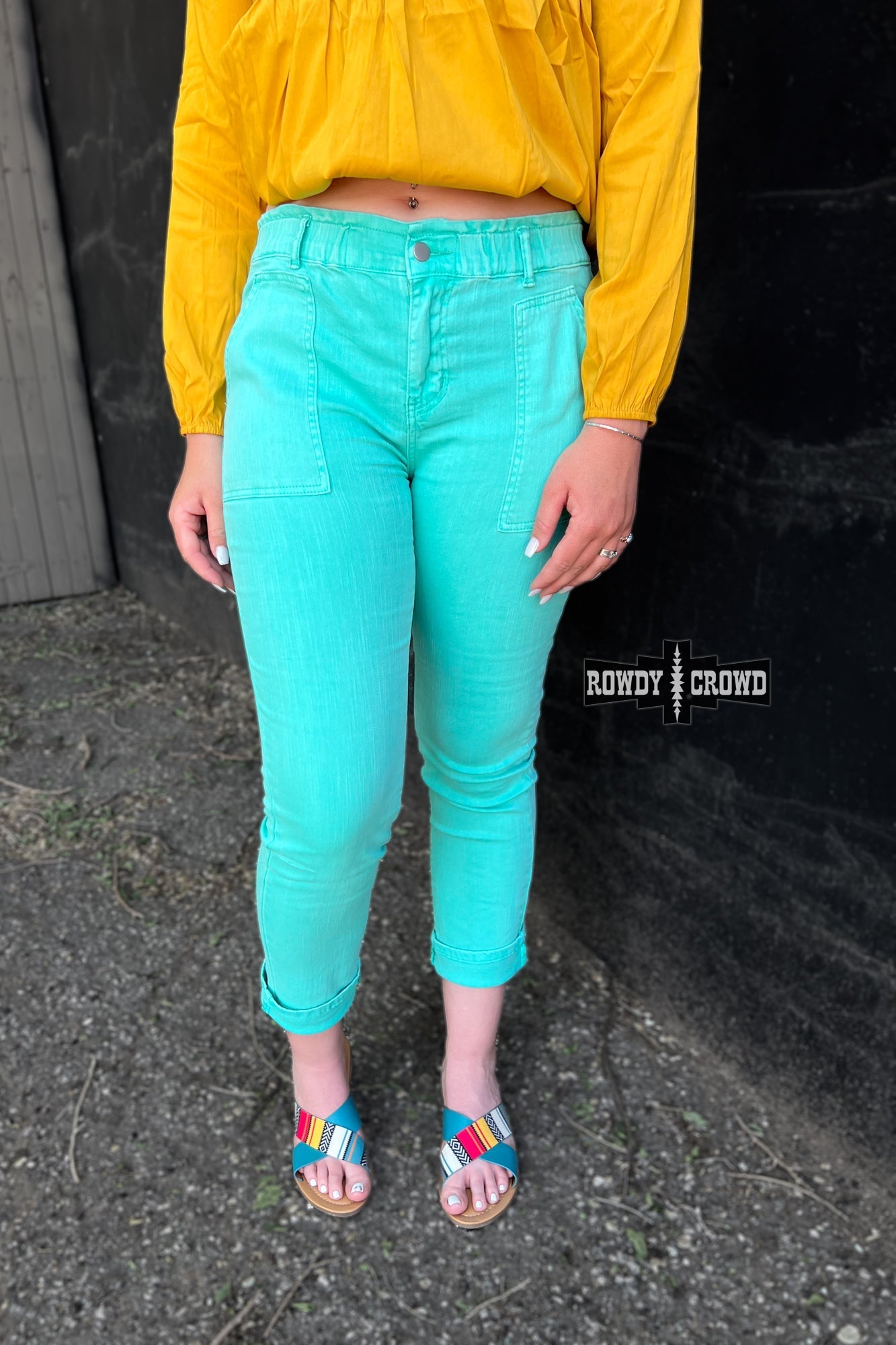 Turquoise Creek Pants - Pistols 'n Petticoats - #westernboutique# - #westernfashion#