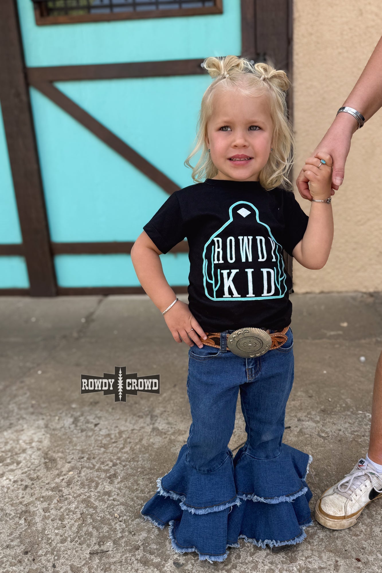 TURQUOISE - Rowdy Kid Tee - Pistols 'n Petticoats - #westernboutique# - #westernfashion#