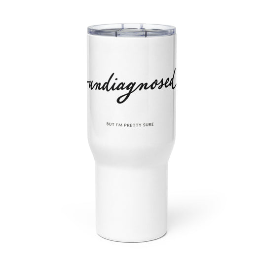 Undiagnosed Travel mug with a handle - Pistols 'n Petticoats - #westernboutique# - #westernfashion#