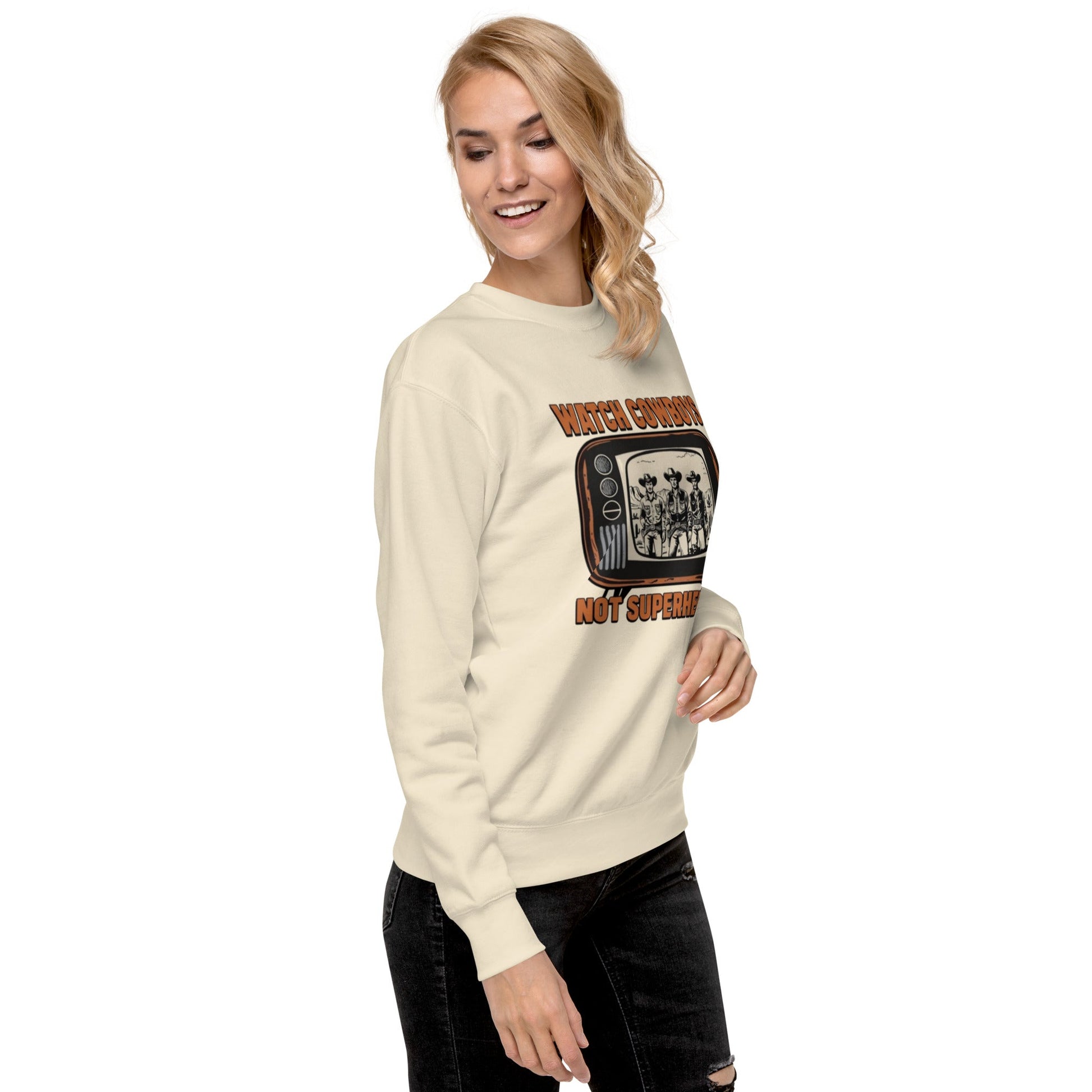 Watch Cowboys Unisex Premium Sweatshirt - Pistols 'n Petticoats - #westernboutique# - #westernfashion#
