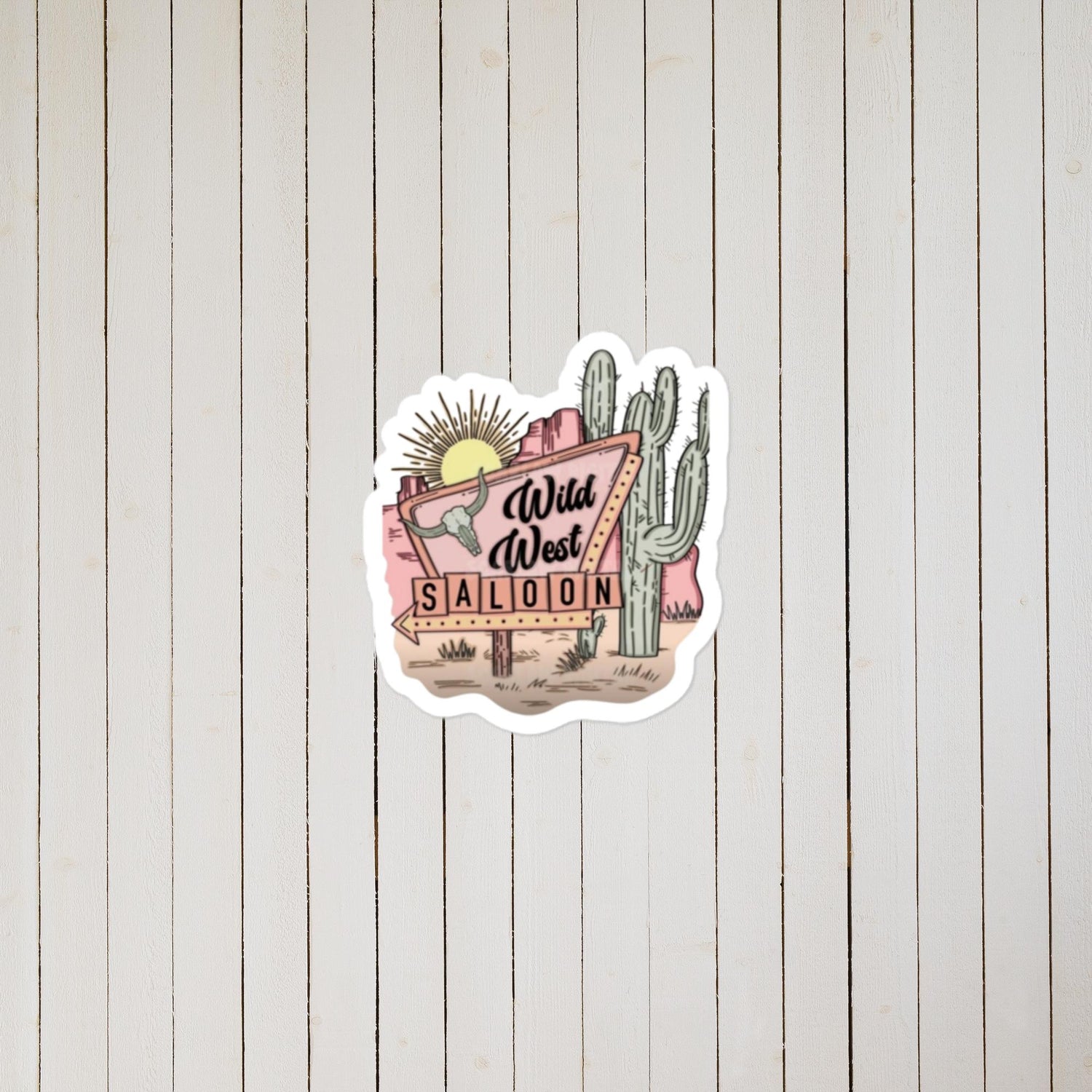 Western Salon Bubble - free stickers - Pistols 'n Petticoats - #westernboutique# - #westernfashion#